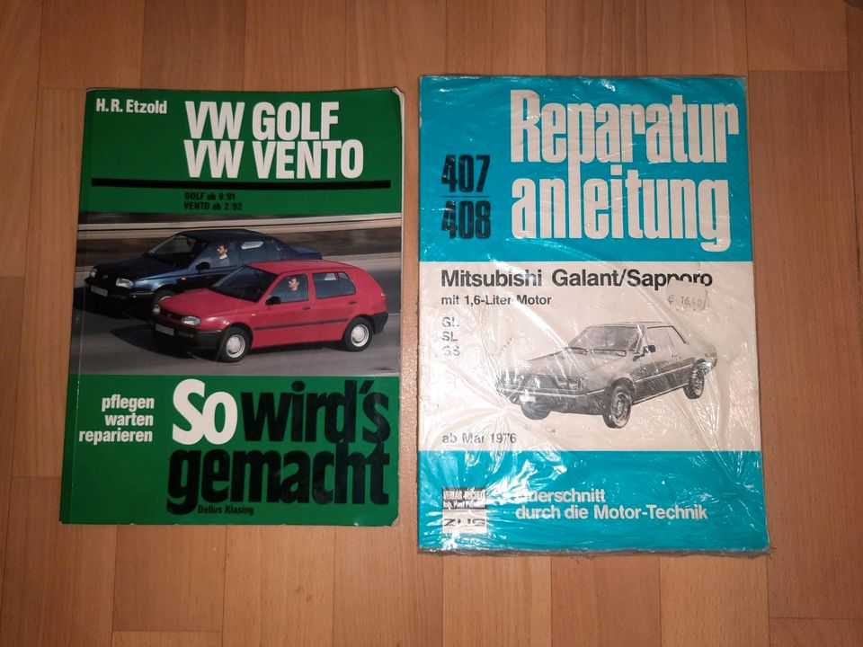 Reperaturanleitung Buch VW Golf/ Vento oder Mitsubishi Galant in Berlin