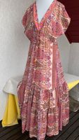 Seiden-Maxi-Kleid von B&B Free Size Farbenmix Gesamt-Länge: 131cm Hessen - Calden Vorschau