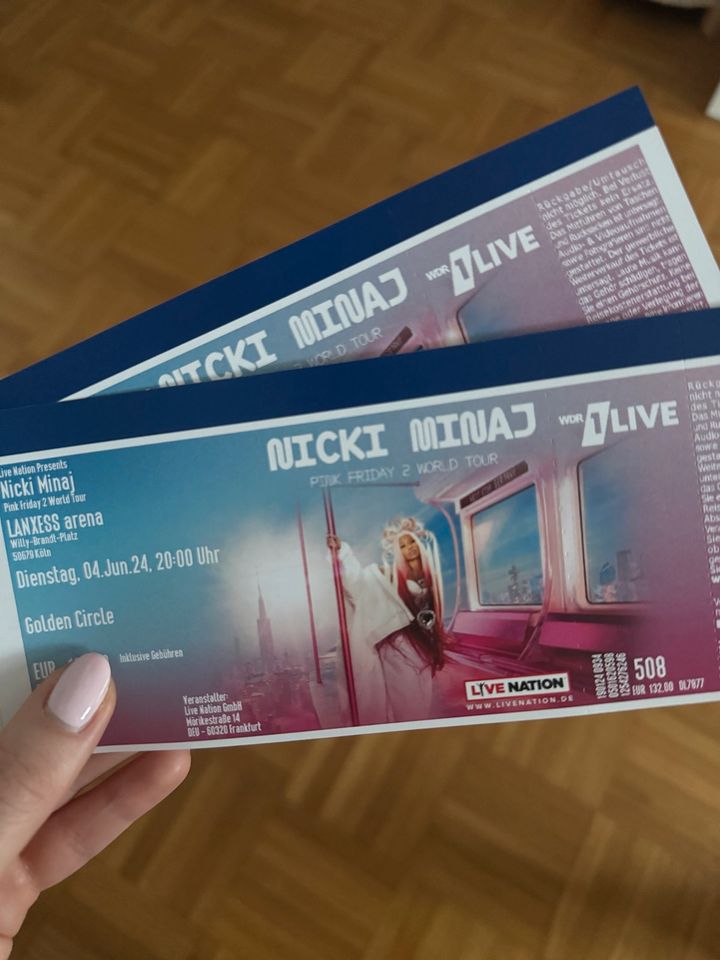 2x Nicki Minaj Golden Circle Konzertkarten Köln 04.06.24 in Neunkirchen