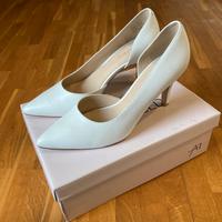 Neu Anna Field Leder Pumps High Heels Weiß Gr. 38. Bayern - Wolfratshausen Vorschau