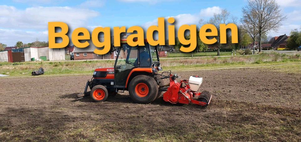 Fräse Rasen mit Umkehrfräse zum Festpreis Garten arbeiten in Südbrookmerland