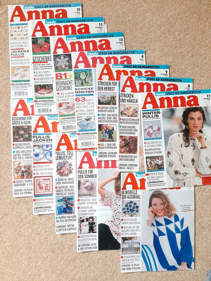 10x Heft Anna Zeitung Lesen 30. Geburtstag 1994 1993 lesen in Westerwalsede