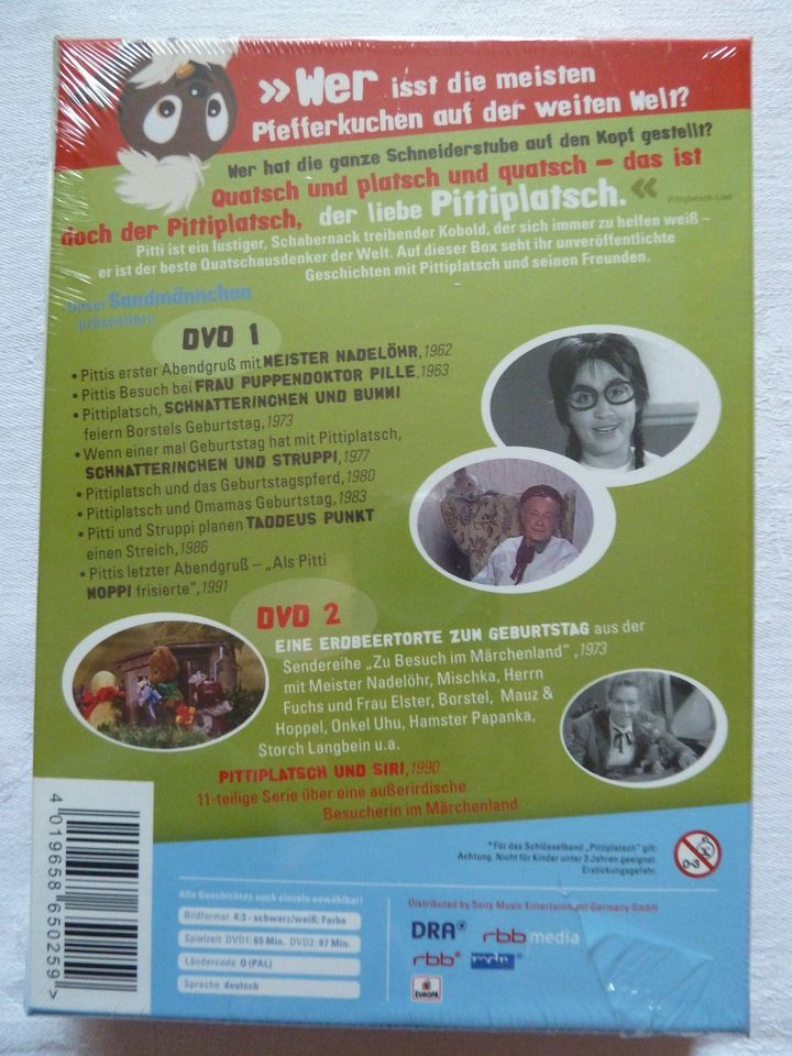 2 DVD PittiPlatsch Koboldland Pittis Quatsch Box + Schlüsselband in Mühlhausen