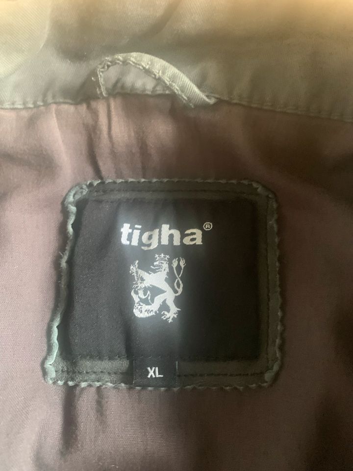 Tigha Lederjacke Gr.XL Leder / Stoff in Mülheim (Ruhr)