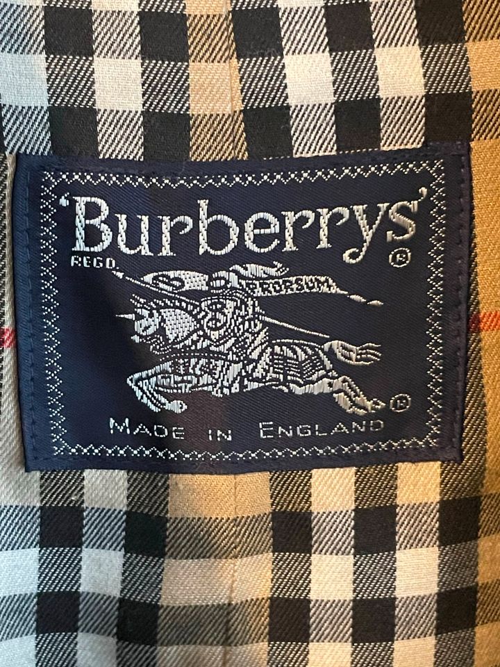 Vintage Burberry Mantel schwarz Größe 42 in Düsseldorf