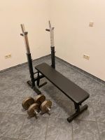 Hantelbank - Trainingsbank gratis Kurzhantel Set 45kg Baden-Württemberg - Mosbach Vorschau