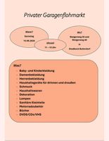 Garagenflohmarkt Nordrhein-Westfalen - Gladbeck Vorschau