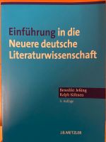 J. B. Metzler/Einführung in die Neuere deutsche Literaturwissen Bayern - Uffenheim Vorschau