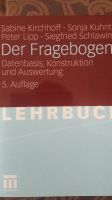 Der Fragebogen - Datenbasis, Konstruktion, Auswertung, Empirie Niedersachsen - Geestland Vorschau