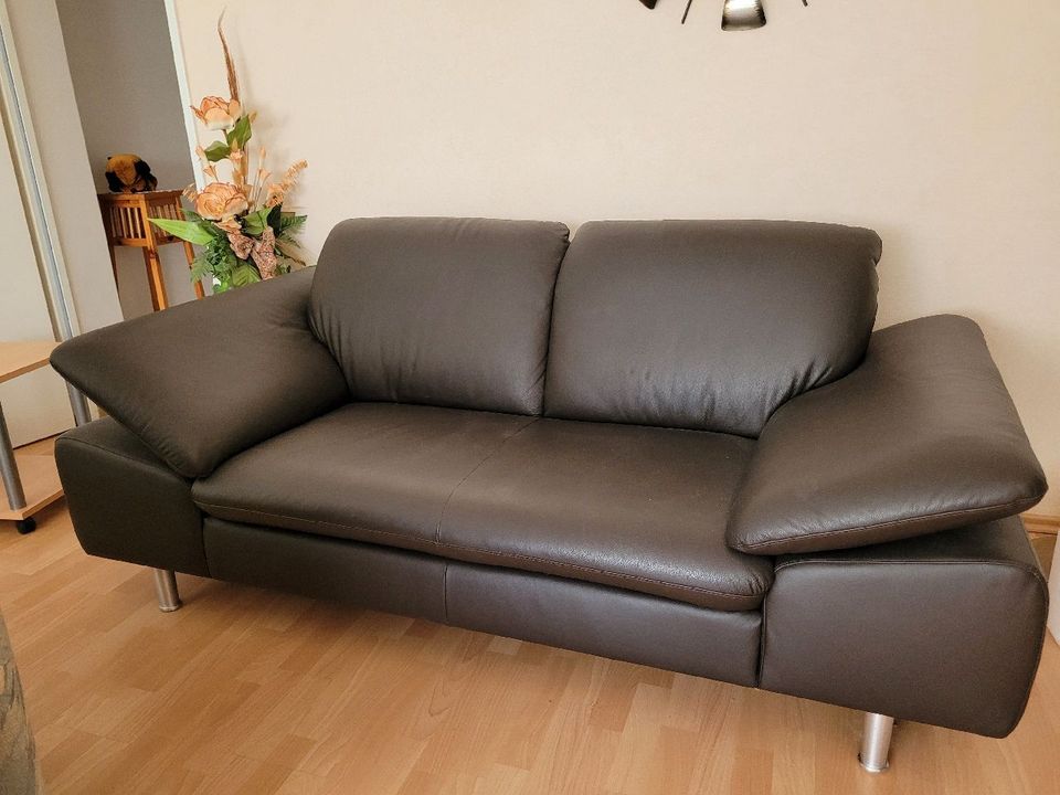 Ledercouch W Schillig in Meißner