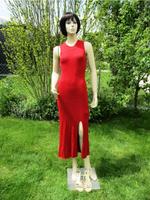 Geripptes Lurexkleid mit seitlich am Saum Schlitz Gr.M Bayern - Gersthofen Vorschau