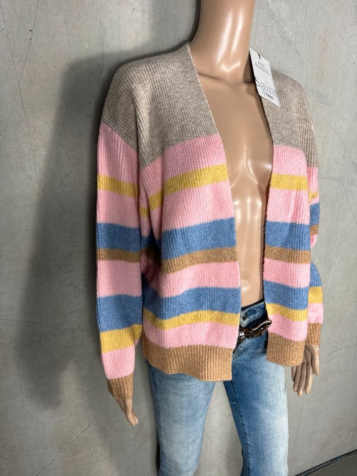 Saint Tropez farbenfrohe cardigan Weste neu M L XXL 1210 in Erlabrunn