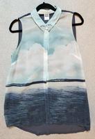 Vero Moda transparente Bluse mit Motiv Sachsen - Rothenburg Vorschau