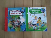 2 Bände Wieso? Weshalb? Warum? Fußball, Weltatlas Saarland - Spiesen-Elversberg Vorschau