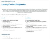 Leitung Kundendialogcenter (m/w/d)/Marl Nordrhein-Westfalen - Marl Vorschau