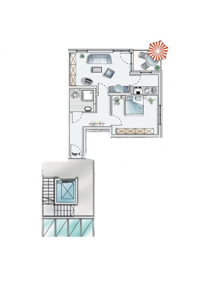 2-Zimmer-Wohnung mit Aufzug und Balkon als Kapitalanlage in Kehl zu verkaufen in Kehl