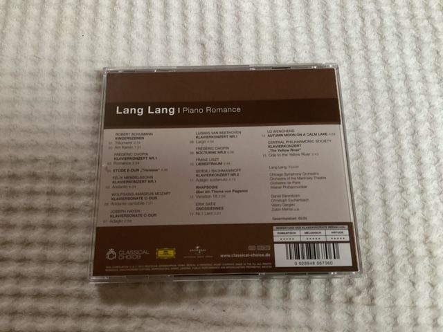 CD Lang Lang, Piano Romance, Deutsche Grammophon in Neu Wulmstorf