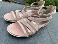 Sandalen rose/gold, Größe 40 ❤️ Sachsen - Wilkau-Haßlau Vorschau