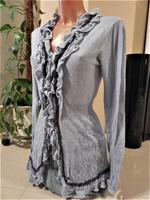 ★ KHUJO ★ Mod. LUPINE Strickjacke M 38 hellblau Niedersachsen - Adendorf Vorschau