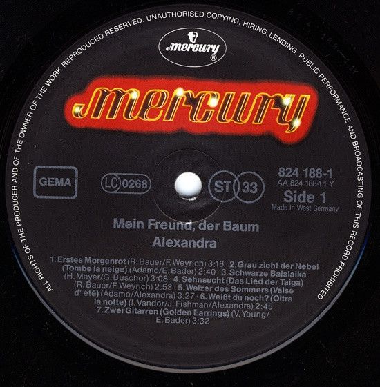 ALEXANDRA LP Vinyl Stimme der Sehnsucht in Norderstedt