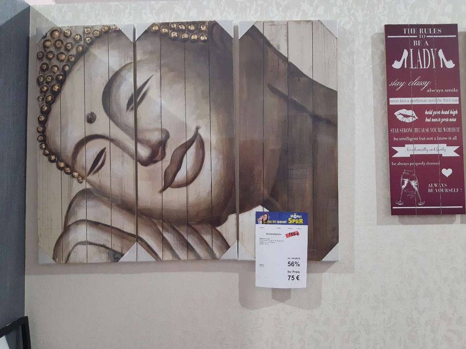 Bild Buddha, 3- tlg, statt 169,-€ in Wolfen