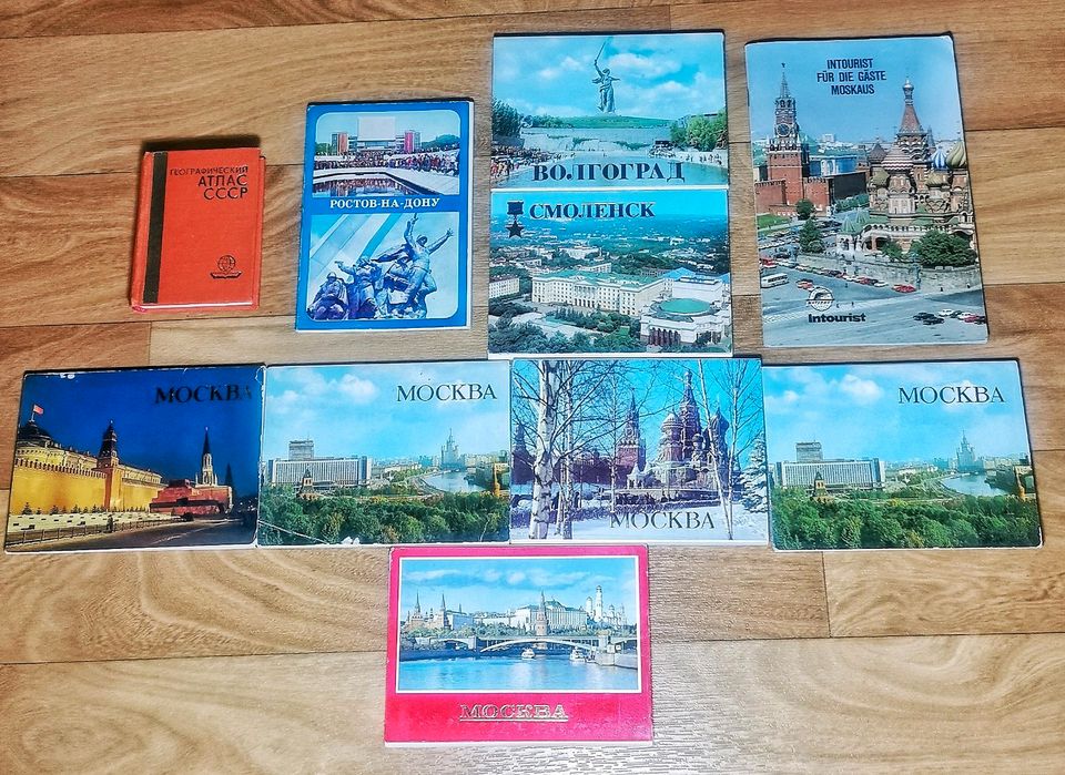 Konvolut Postkartensammlungen Wolgograd, Moskau, Smolensk, Rostow in Staßfurt
