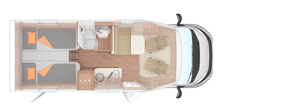 Wohnmobil Teilintegriert mieten Weinsberg CaraCompact 600 MEG (Peugeot) EDITION [PEPPER] 165PS in Königsbach-Stein 