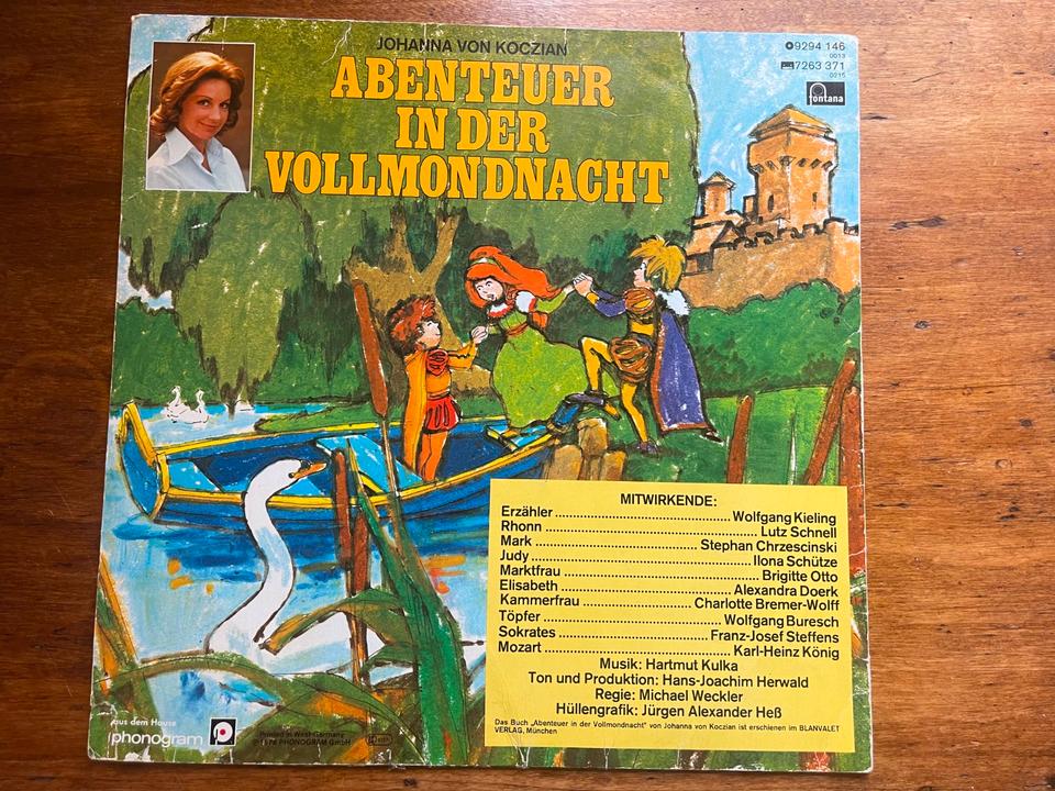 Abenteuer in der Vollmondnacht  Johanna Von Koczian Vinyl LP 12" in Pulheim