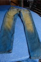 Jeans, Größe Large, Made in Italy, PLEASE blau mit Einfärbungen Bayern - Stein Vorschau