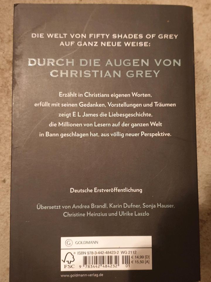 El James, Fifty Shades of Grey, Christian Grey in Dresden