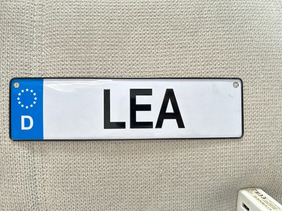 Kennzeichen “Lea“ 25 cm in Leipzig