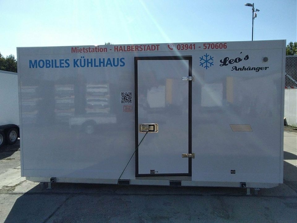 Mobile Tiefkühlzelle Tiefkühler Kühlcontainer Kühlhaus Froster in Halberstadt