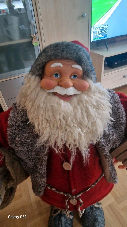 Deko - Vintage Santa Claus Figur in Grünwald