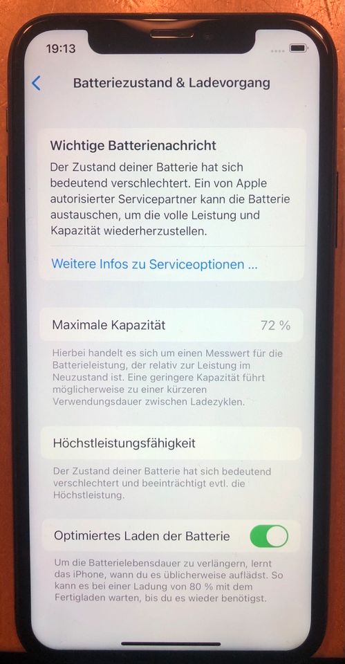 iPhone 10 (X), 64 GB, black, 2017, Smartphone, in Pörnbach