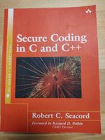 Secure Coding in C and C++ von Robert Seacord Baden-Württemberg - Ebringen Vorschau