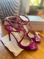 Jimmy Choo Lang Patent Leder Sandalen Jazzberry Pankow - Prenzlauer Berg Vorschau