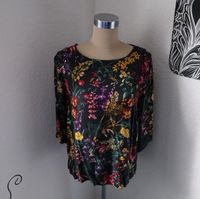 Weite dunkelgraue Viscose Bluse mit Blumen Gr. 38 Aachen - Aachen-Mitte Vorschau