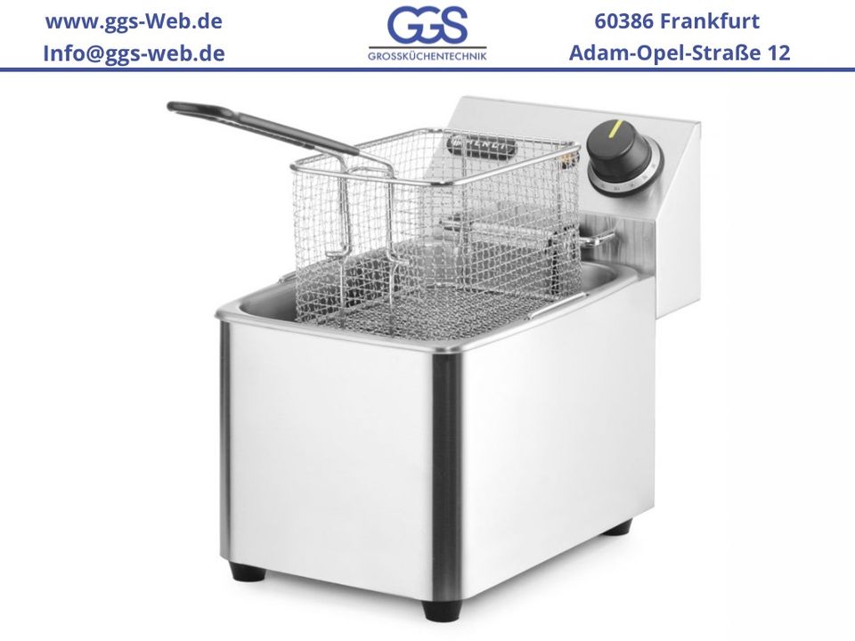 Gastro Elektro Fritteuse Friteuse Elektrisch Küchengerät 6 Liter in Frankfurt am Main