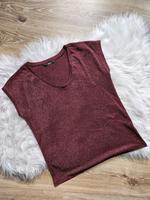 Shirt Glitzer Bronzefäden Rostrot Gr. S! Sachsen - Görlitz Vorschau