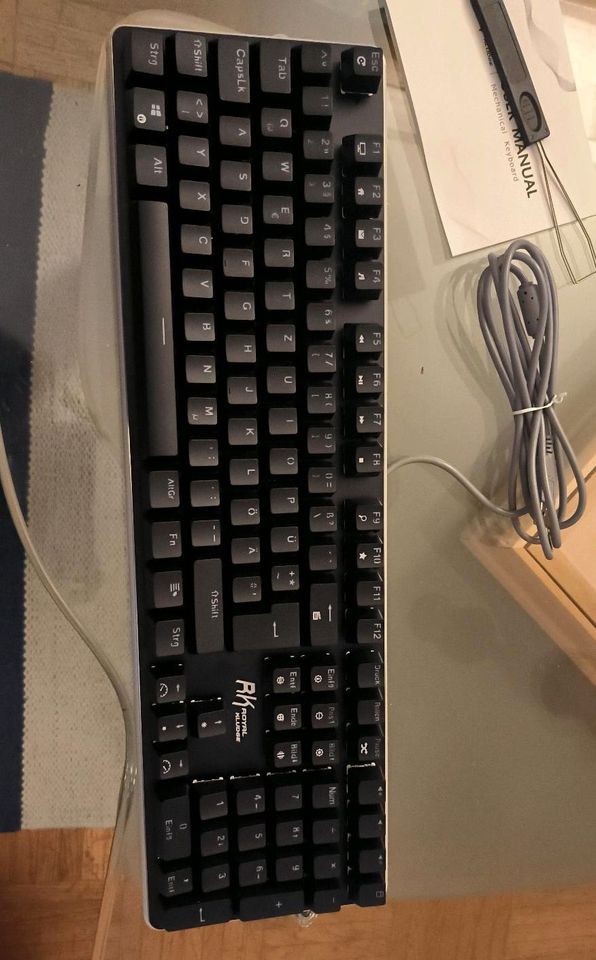 OVP Royal Kludge Mechanische LED Gaming Tastatur schwarz in Stelle