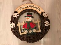 Weihnachtsdekoration Kranz Schneemann Türkranz Bayern - Marktbreit Vorschau