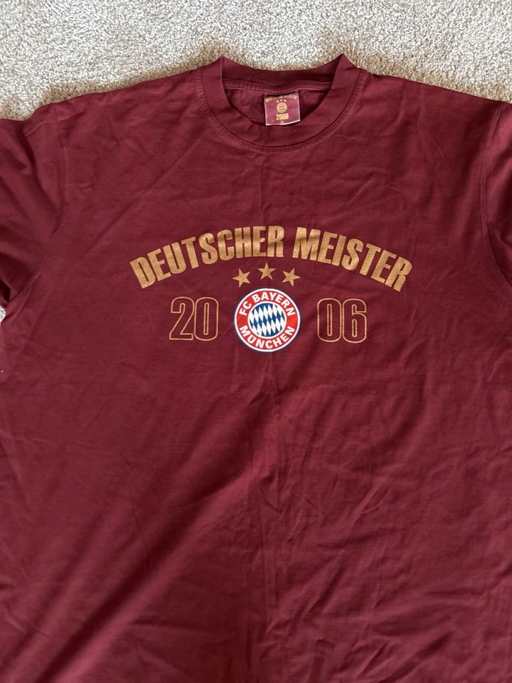 Deutscher Meister T Shirt 2006 Bayern München Gr XL in Butzbach