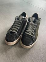 P448 Sneaker, schwarz/dunkelgrün, Gr. 37 Hessen - Kaufungen Vorschau