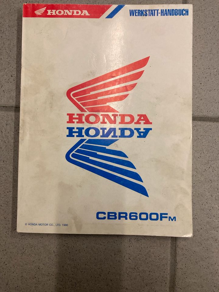 Reperaturanleitung-Werkstatt-Handbuch Honda CBR 600 FM in Bad Wimpfen