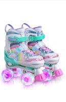 SULIFEEL Rainbow Unicorn Mädchen Rollschuhe, Gr. 28-31 Hessen - Großkrotzenburg Vorschau