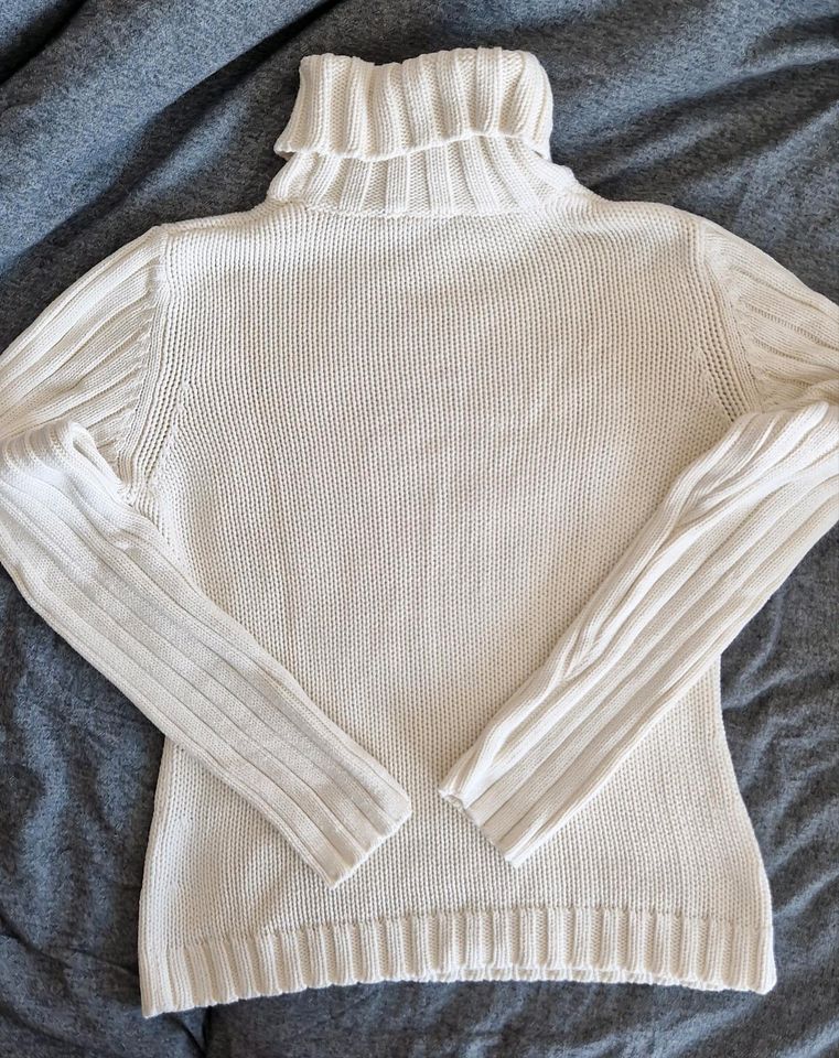 Pullover leichtes Creme weiß mit Rollkragen in Backnang