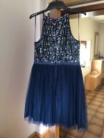Festliches Kleid Gr. 42 dunkelblau Glitzer Hessen - Reichelsheim (Odenwald) Vorschau