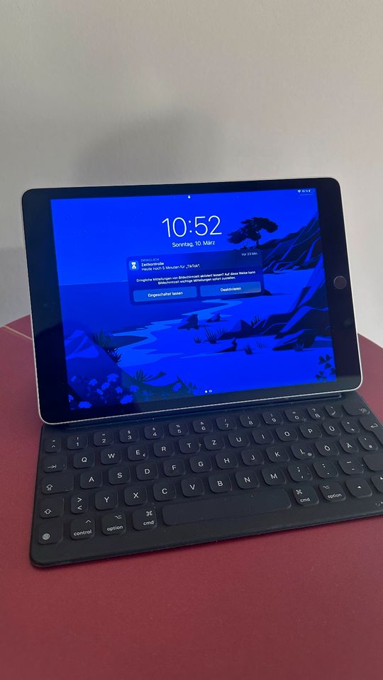 Apple ipad 9. Gener. silber 64gb Wifi mit Apple Smart Keyboard in Stralsund