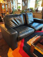 2er Ledersofa schwarz von Global Wohnen Dortmund - Innenstadt-West Vorschau