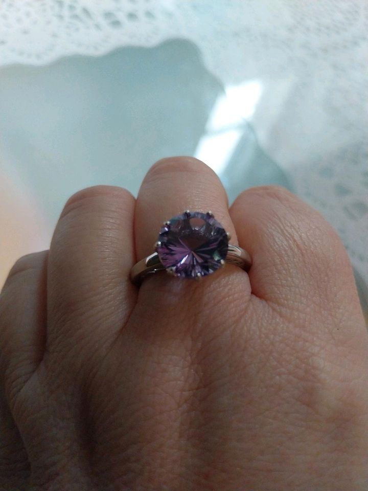 Ring 925er Silber Amethyst in Werneuchen